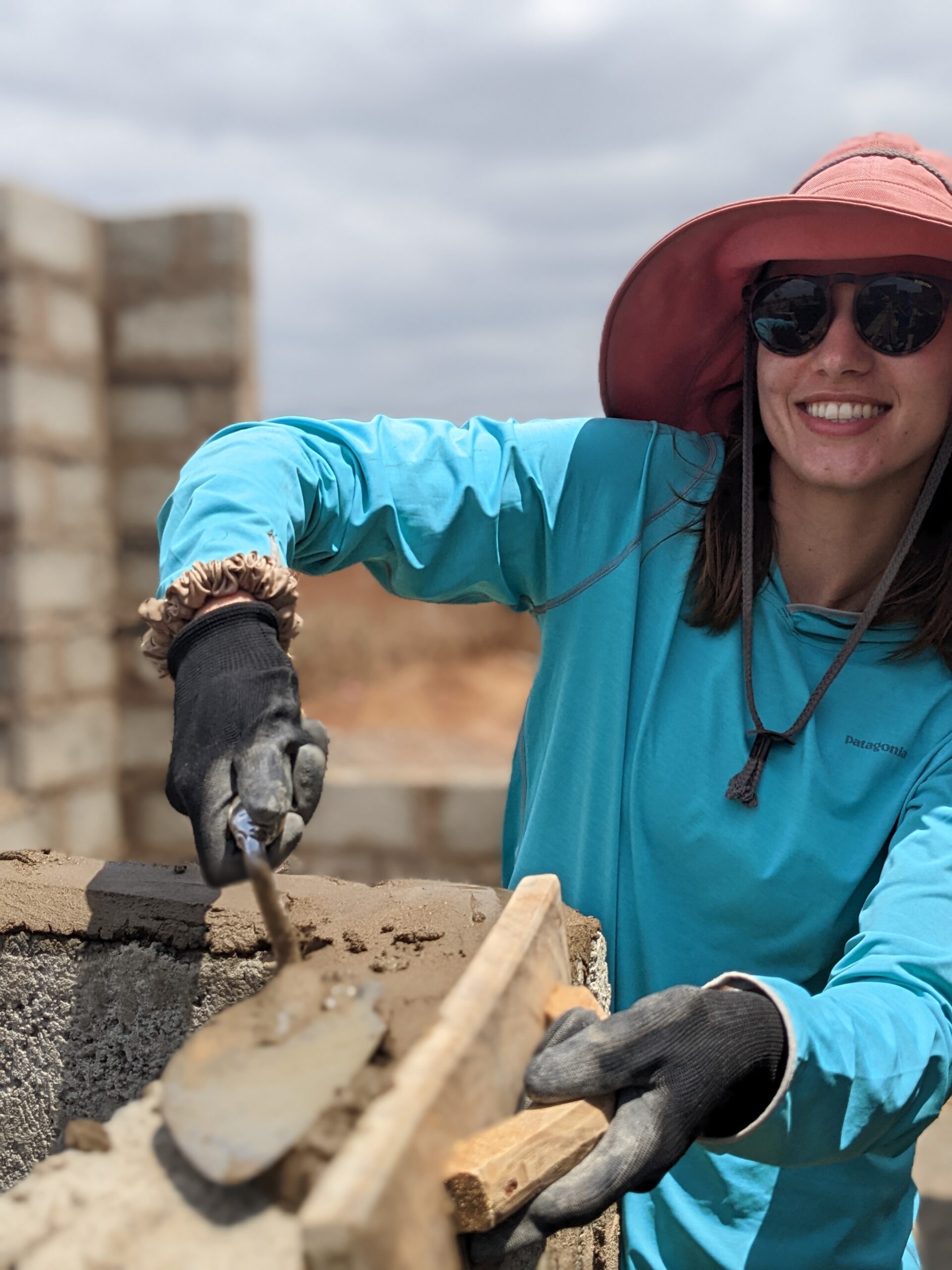 RCIC Barbara Kolvekova volunteering in Tanzania. Barbara helps people immigrate to Canada.